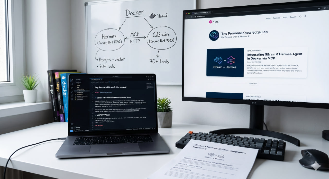 Integrate GBrain with Hermes in Docker via MCP HTTP