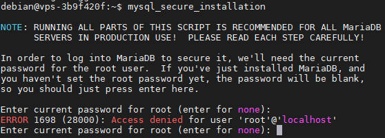 ERROR 1698 (28000): Access denied for user &lsquo;root&rsquo;@&lsquo;localhost&rsquo;
